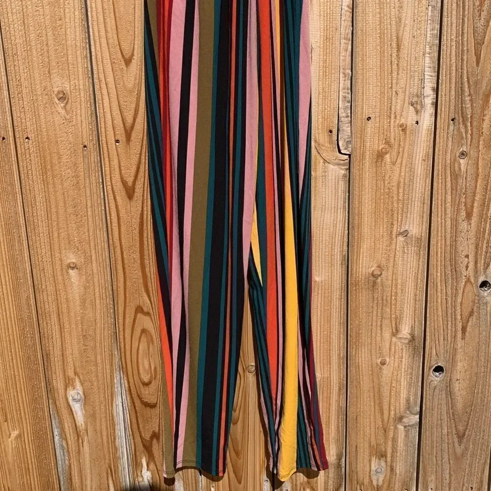 Take 50% OFF- New Express Multi-colored 3/4 Sleeved Jumpsuits, Size-XS